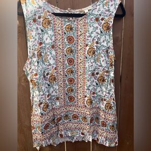 Christian Siriano Multicolor Floral Blouse